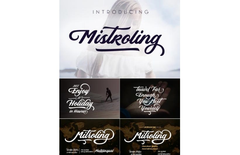 Mistroling 英文字体 – TTF