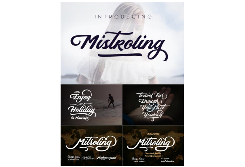 Mistroling 英文字体 - TTF