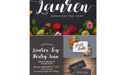 Lauren 英文字体