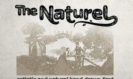 The Naturel Txt 英文字体