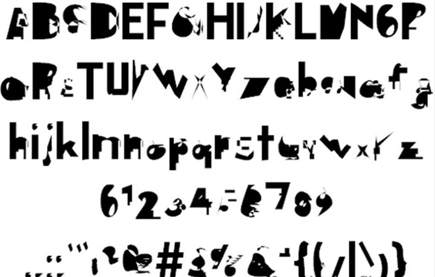 Digital Distortion 英文字体