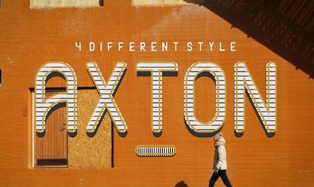 AXTON 英文字体