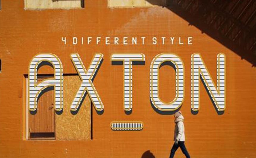 AXTON 英文字体
