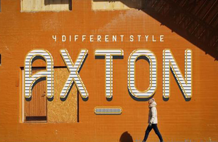 AXTON 英文字体