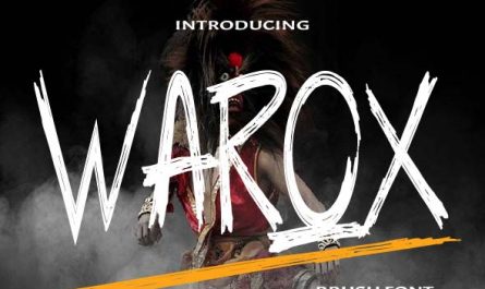 warox brush 英文字体