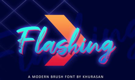Creative Flashing 英文字体