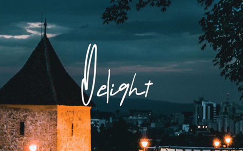 Delight 英文字体