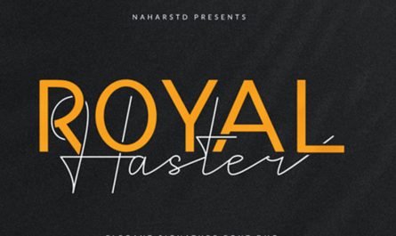 Royal haster 英文字体