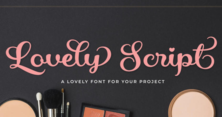 Lovely script 英文字体
