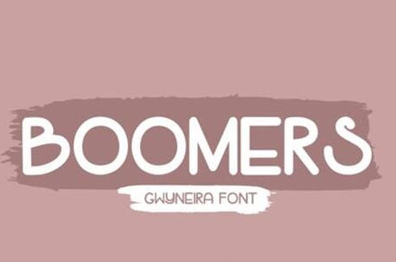 Boomers 英文字体