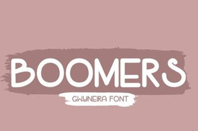 Boomers 英文字体