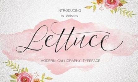 Lettuce 英文字体