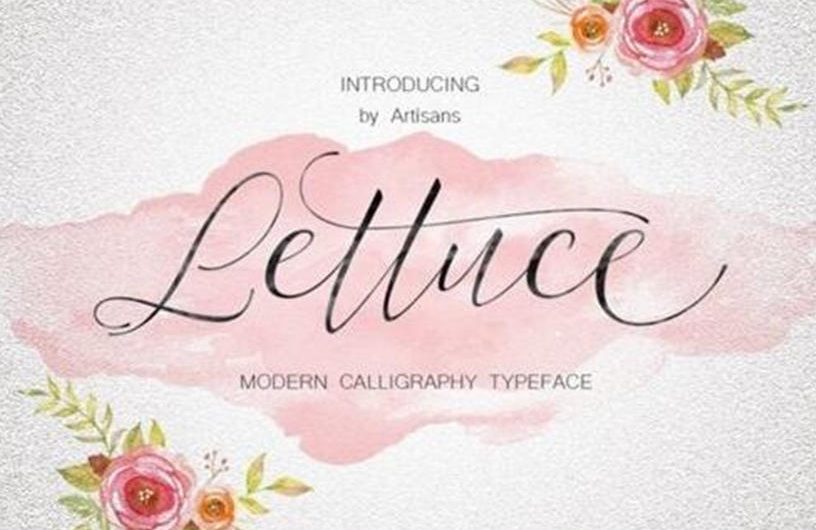 Lettuce 英文字体