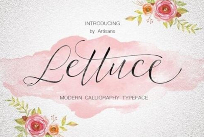Lettuce 英文字体