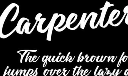 Carpenters 英文字体