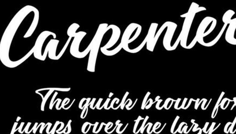 Carpenters 英文字体