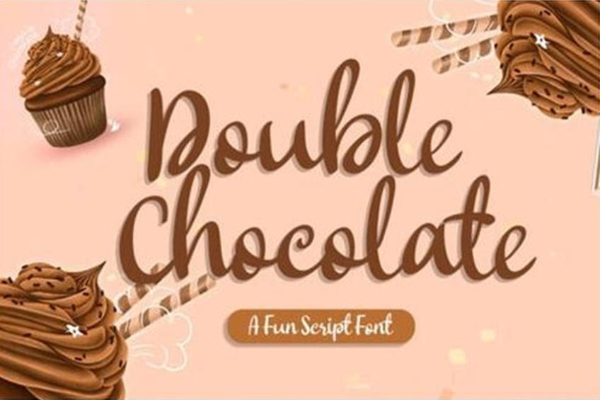 Double Chocolate 英文字体