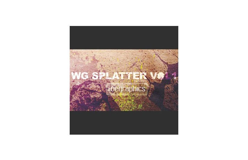 WG Splatter vol 1 Photoshop笔刷