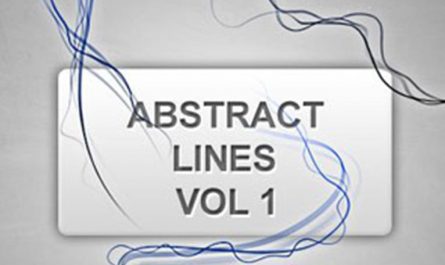 Photoshop 抽象线条笔刷 Vol.1