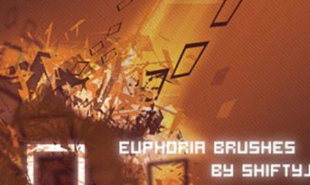 Photoshop Euphoria Brushes Grunge 矢量笔刷包笔刷