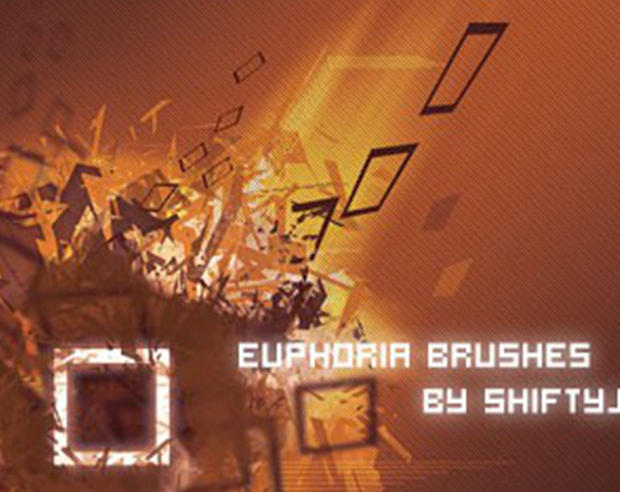 Photoshop Euphoria Brushes Grunge 矢量笔刷包笔刷
