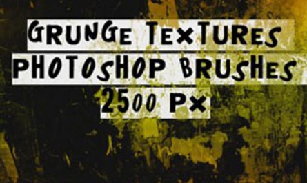 Photoshop Grunge纹理笔刷
