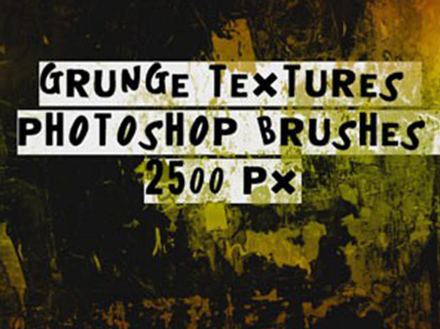 Photoshop Grunge纹理笔刷