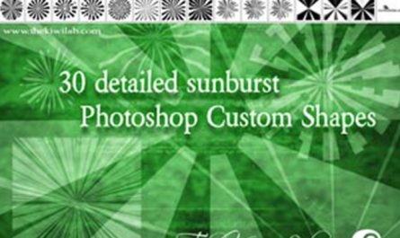 Photoshop 放射状图案