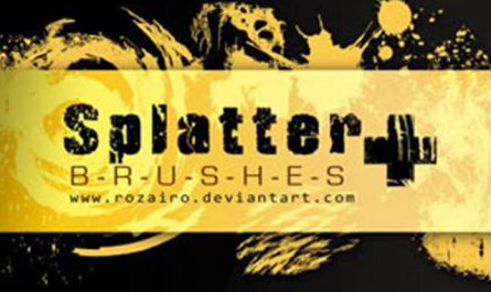 Photoshop Splatter Plus 笔刷