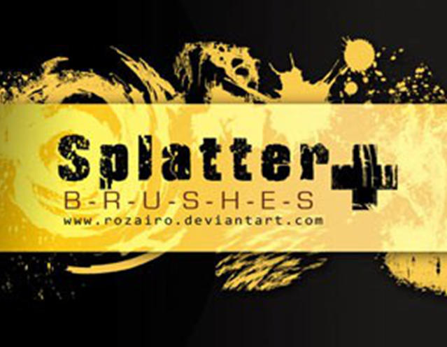 Photoshop Splatter Plus 笔刷