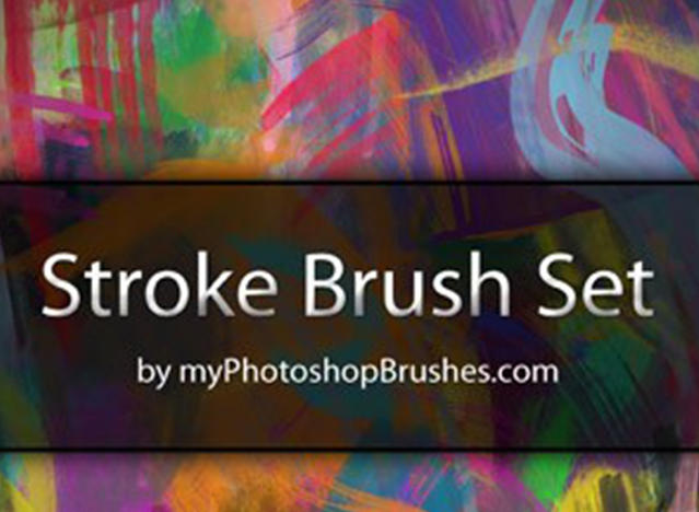 Photoshop 描边笔触系列笔刷
