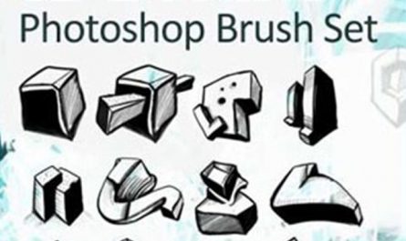 Photoshop 3D 涂鸦笔刷